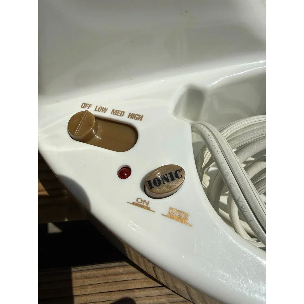 Gold N Hot Elite Ionic Bonnet Hood Hair Dryer 1875 Watts Pro Black White Gold